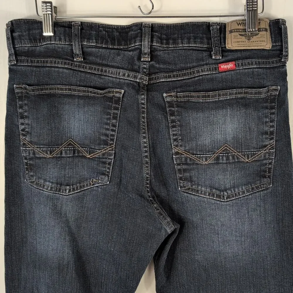 Wrangler Men’s Jeans 34x30 Slim Straight - Picture 4 of 15